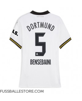Günstige Borussia Dortmund Ramy Bensebaini #5 3rd trikot Damen 2024-25 Kurzarm